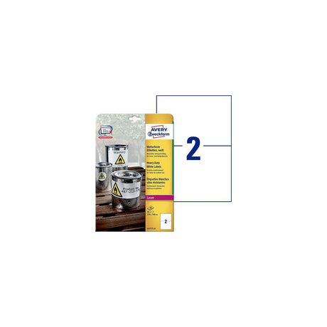 Label AVERY durable 210x148mm 40/pc