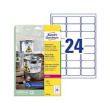 Label AVERY Slit 63,5x33,9mm 480/fp