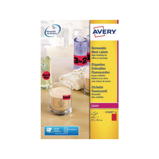 Label AVERY outlet 99,1x38,1mm 350/pc