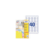 Address label AVERY 45,7x25,4mm 4000/pc