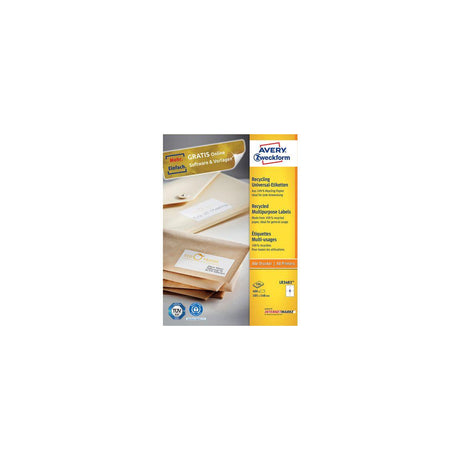 Label AVERY recycled 105x148 400/pack