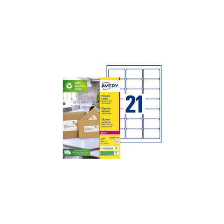 Label AVERY QP 63,5x38,1mm 2100/fp