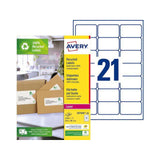 Label AVERY QP 63,5x38,1mm 2100/fp