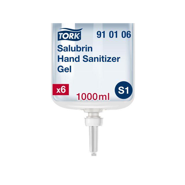 Hand sanitiser TORK S1 Salubrin Gel 1L
