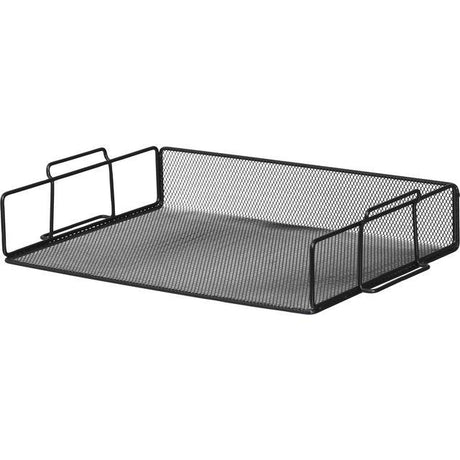 Letter tray metal 1 compartment A4 black