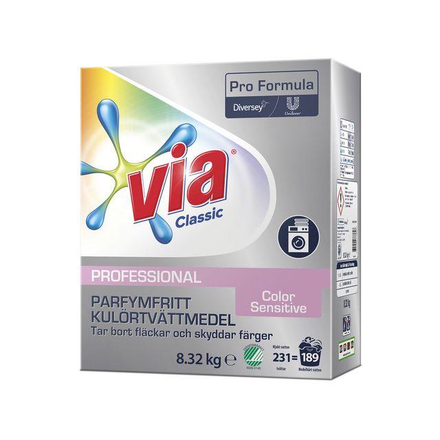 Detergent VIA Pro F. Colour Sens 8,32kg