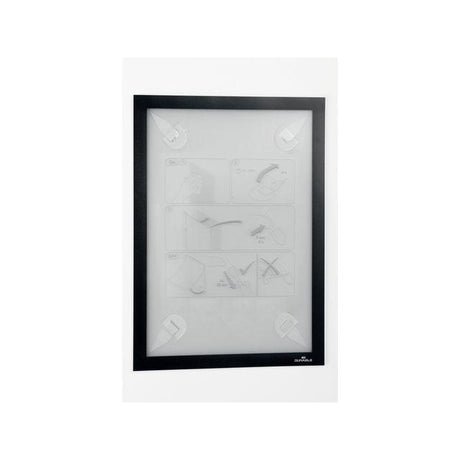 Magnetic frame DURAFRAME wallpaper A4 black