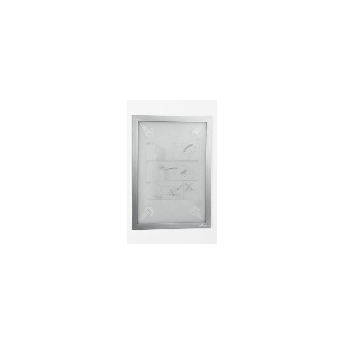 Magnetram DURAFRAME wallpaper A4 silver