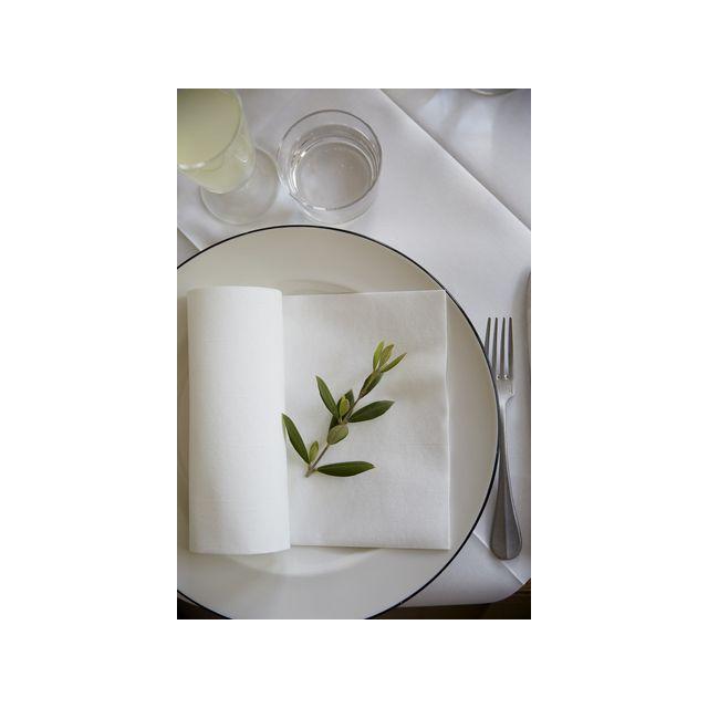 Napkin Dunilin 40x40cm white 45/pack