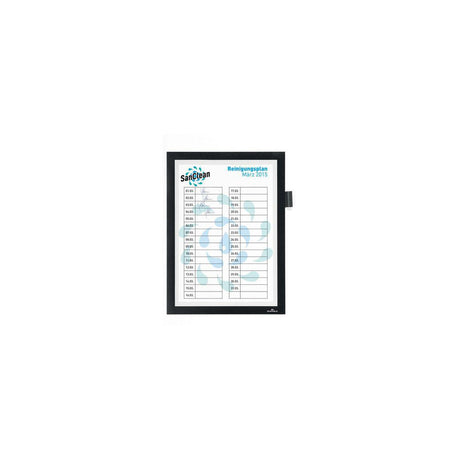 Magnetic frame self DURAFRAME note A4 black