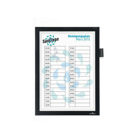 Magnetic frame self DURAFRAME note A4 black