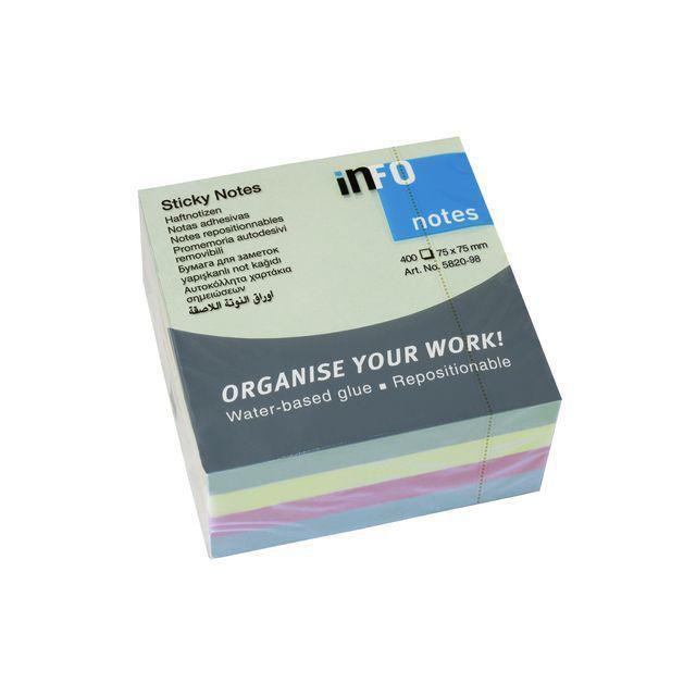 Notes INFO NOTES cube Harmony 75x75mm