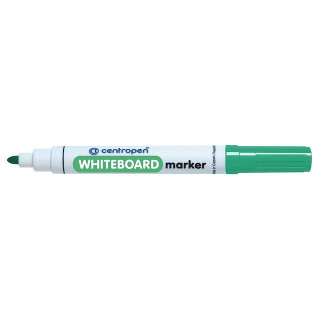 Whiteboard pen CENTROPEN round green