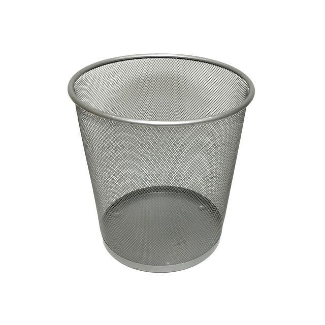 Wastepaper basket Small, 11L Silver