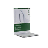 Bookend metal 15cm, White 2/pc