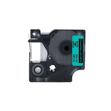 Tape 9mm black on green