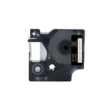 Tape 9mm gold on black