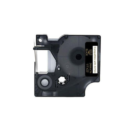 Tape 24mm gold on black