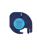 Tape plastic 12mmx4m black on blue