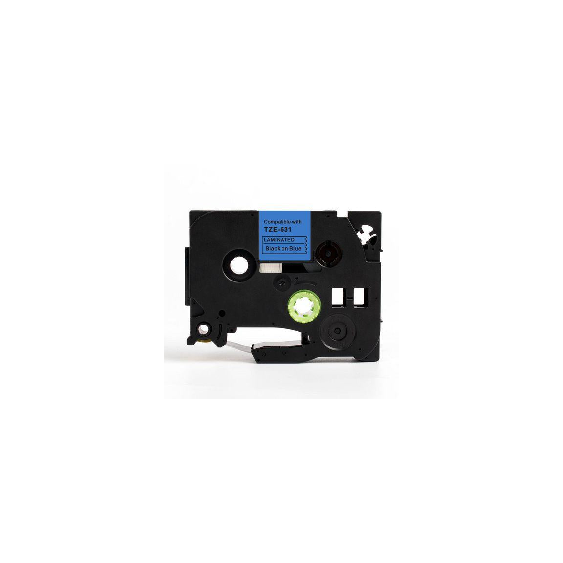 Tape 12mm TZe-531 black on blue