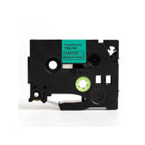Tape 12mm TZe-731 black on green