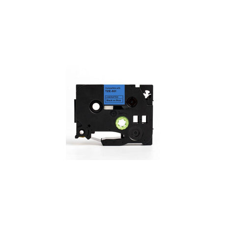 Tape 24mm TZe-551 black on blue