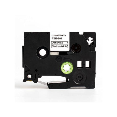 Tape 36mm TZe-261 black on white