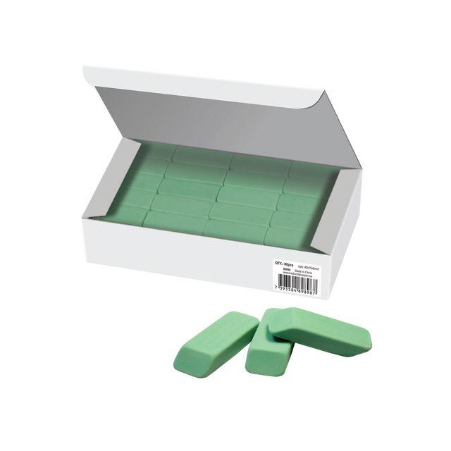 Bicycle eraser ACTUAL 40x15x8mm green 80/pack