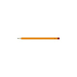 Pencil rounded lacquer top HB 12/pack