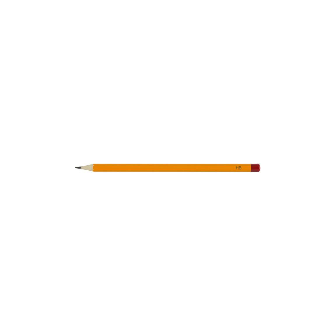 Pencil rounded lacquer top H 12/pack