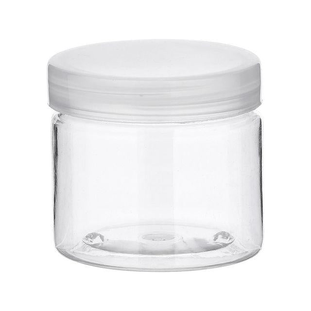Plastic jar with lid 80ml, 12/pack