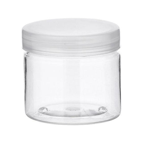 Plastic jar with lid 80ml, 12/pack
