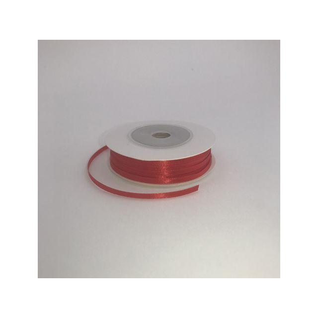 Satin ribbon 3mmx30m red
