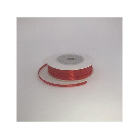 Satin ribbon 3mmx30m red