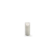 Wax candle warm white LED 7,6x17,8cm