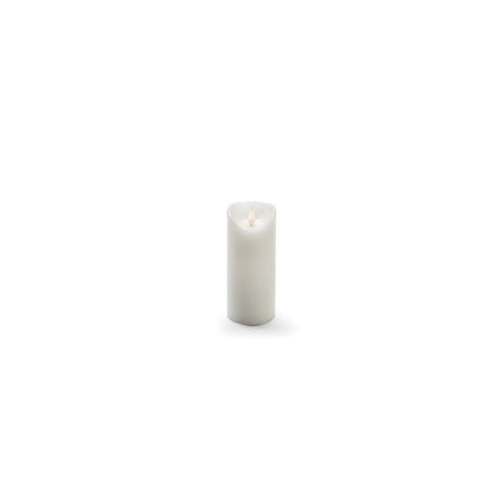 Wax candle warm white LED 7,6x17,8cm