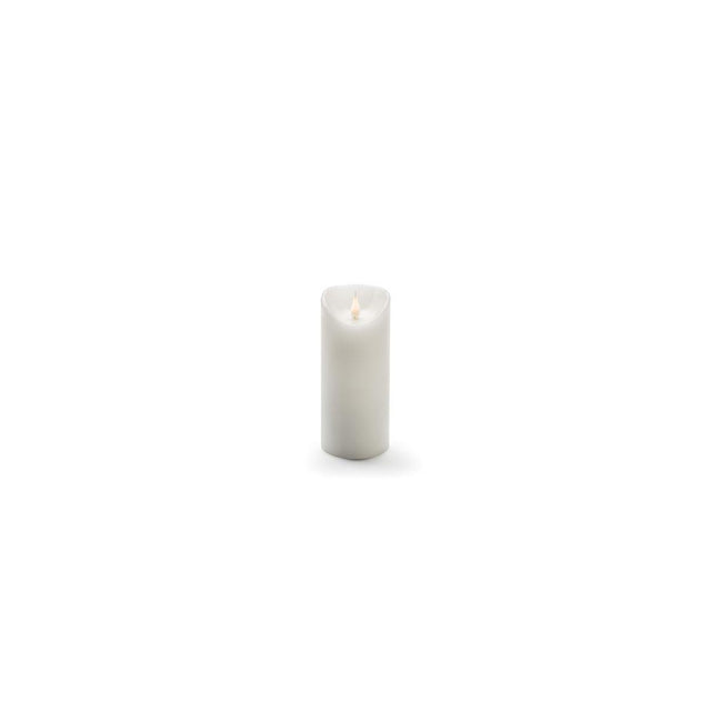 Wax candle warm white LED 7,6x17,8cm