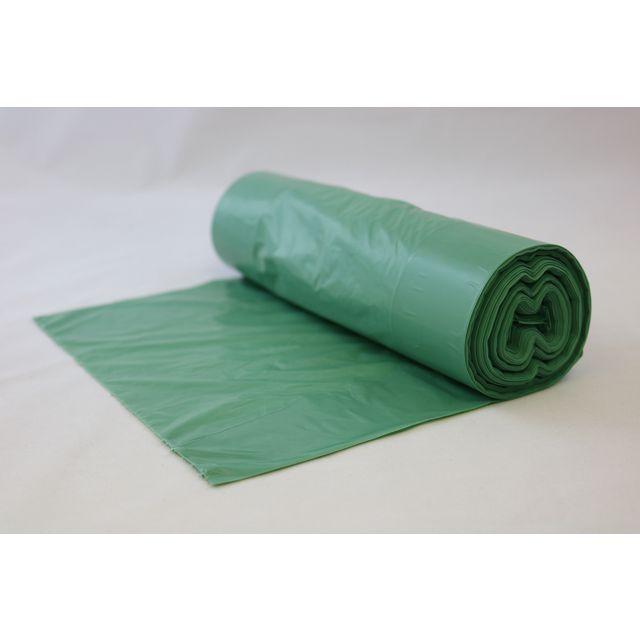 Sanitary bag BIO-PE 10L green 100/rl