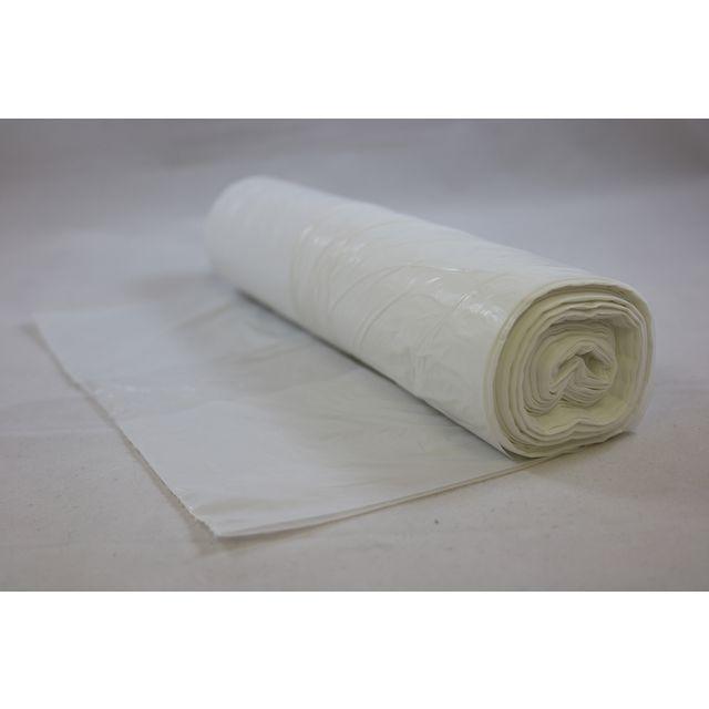 Wastepaper basket bag LLD 30L 12my white 100/rl