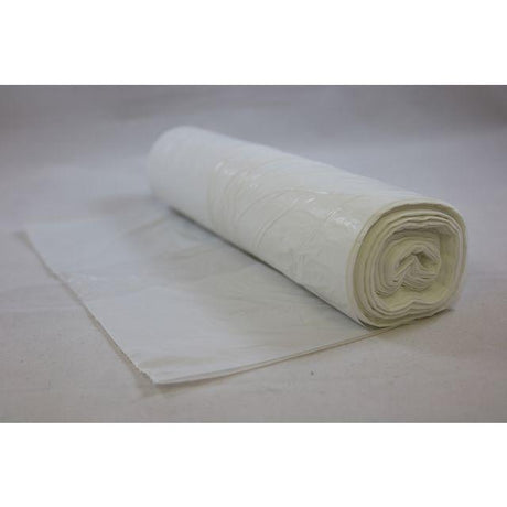 Wastepaper basket bag LLD 30L 12my white 100/rl
