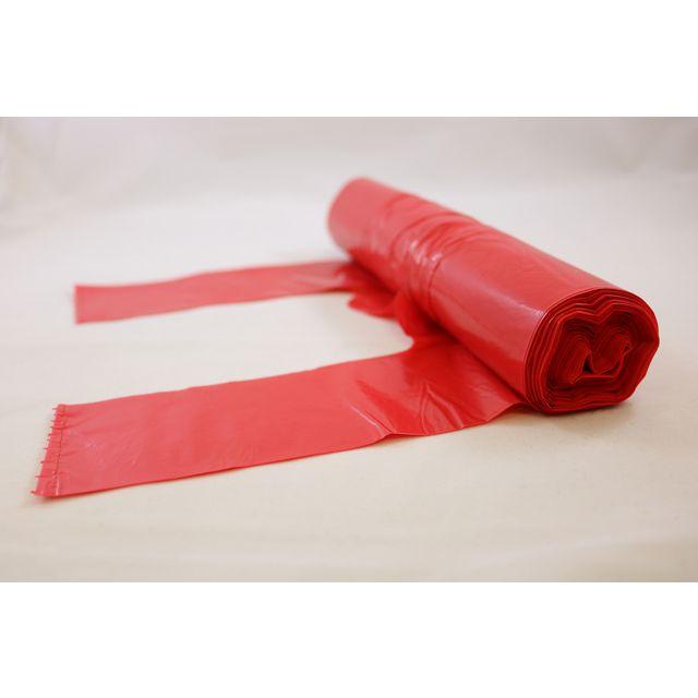 Wastepaper basket bag opt 30L 35my red 25/rl