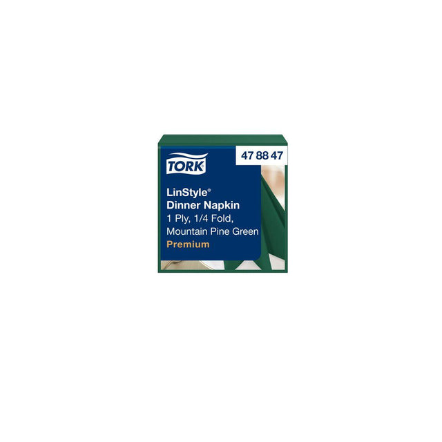 Napkin TORK LinStyle green 39x39 50/pack