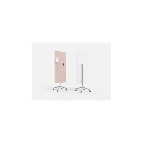Glass board mobile LINTEX 650x1960mm pink