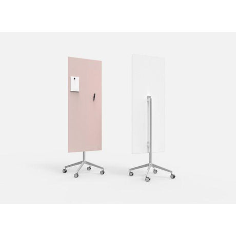 Glass board mobile LINTEX 650x1960mm pink