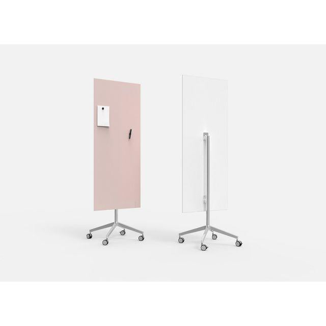 Glass board mobile LINTEX 650x1960mm pink