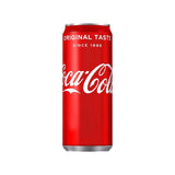 Drinking COCA-COLA 33cl can