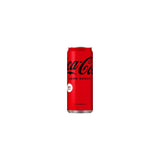 Drinking COCA-COLA zero 33cl can
