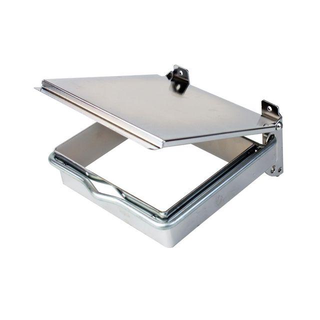 Sanitary bag holder with lid