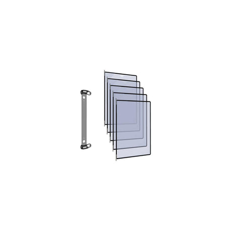 Wall rack DJOIS magnetic A4 10 panel