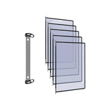 Wall rack DJOIS magnetic A4 10 panel